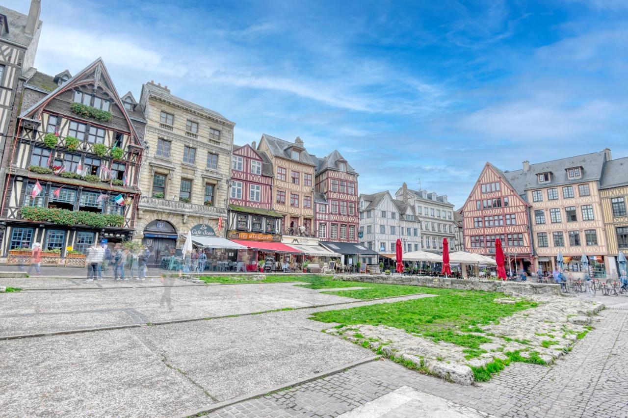 Glamour Chic En Hyper Centre Pour 4 - Wifi - Sauna Pour 2 - Mylittlestay Rouen Bagian luar foto